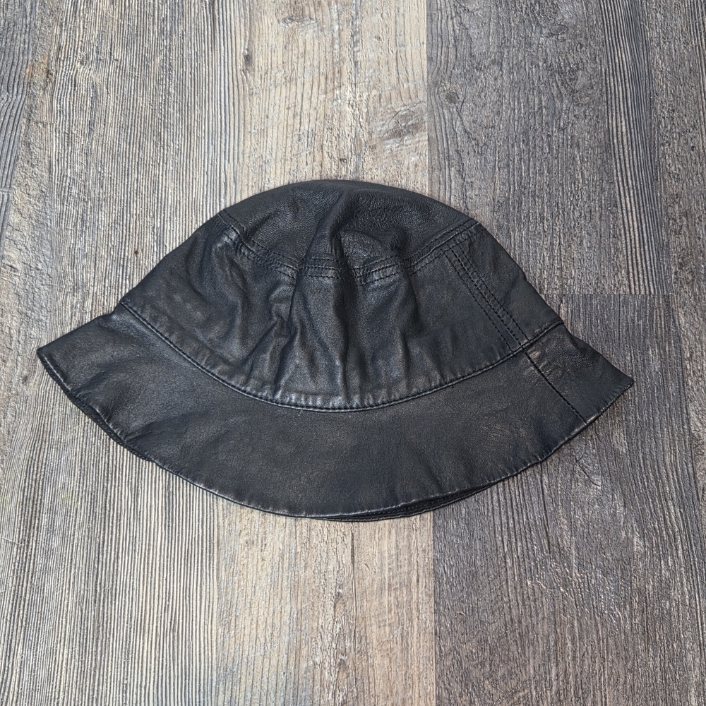 Wilsons Leather Black Bucket Hat
